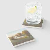 Middaglicht V Stenen Onderzetter (Zijkant)