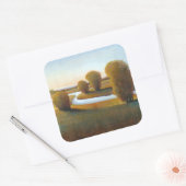 Middaglicht V Vierkante Sticker (Envelop)