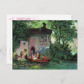 Middagmiddag bij het Briefkaart van het Comomeer (Voorkant / Achterkant)