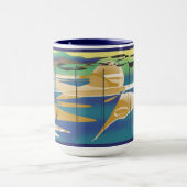 Middagmiddag bij het meer mok (Midden)