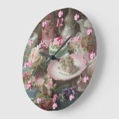 Middagmiddag High Tea Time Wall klok (Hoek)