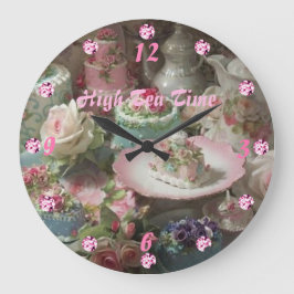 Middagmiddag High Tea Time Wall klok