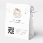 Middagmiddag tijdens de Tea Party Bedankdoosjes (Achterkant)