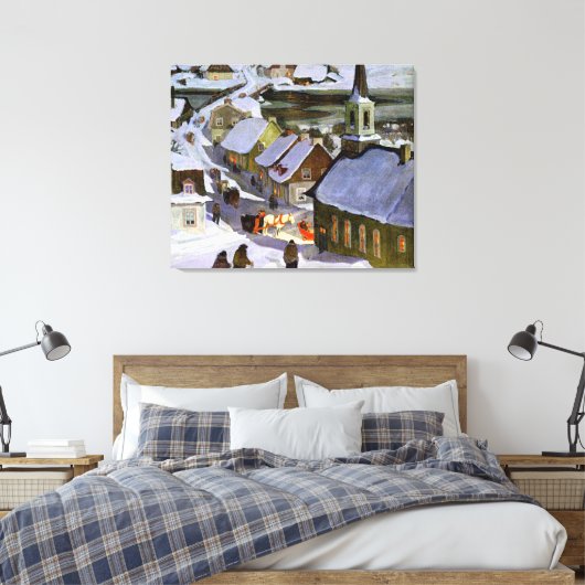 Middagmis, kunstschilderij, canvas afdruk (Insitu (Slaapkamer))