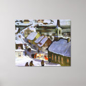 Middagmis, kunstschilderij, canvas afdruk (Voorkant)