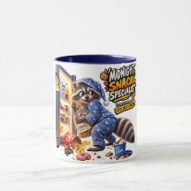 Middagpauze Specialist Grappige Wasbeer Mok