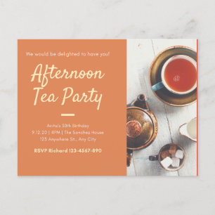 Middagthee Party Briefkaart