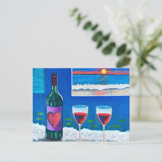 Middagvreugde Briefkaart (Staand voorkant)