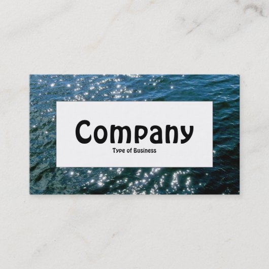 Middel-label - Sparkaar Water Visitekaartje (Voorkant)