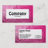 Middel Label - Steamy Pink (Voorkant / Achterkant)
