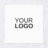 Middel-vierkantsstrijk op het etiket labels (Design 2)