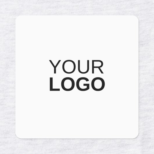 Middel-vierkantsstrijk op het etiket labels (Design 2)