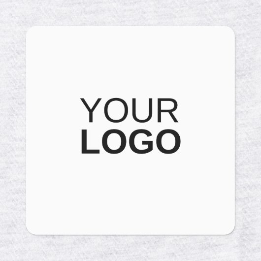 Middel-vierkantsstrijk op het etiket labels (Design 1)