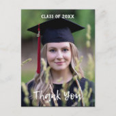 Middelbare school Afstuderen Dank u Briefkaarten (Voorkant)