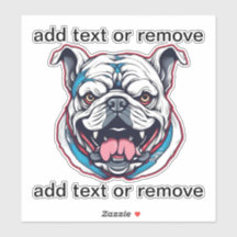Middelbare school Bulldog Mascot Aangepaste auto