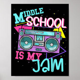 Middelbare school is mijn favoriet Cute leraren sh Poster