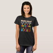 Middelbare school is zo vorig jaar high rocks teru t-shirt (Voorkant volledig)