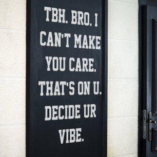 Middelbare School Klaslokaal Klasse Slang Decor Poster