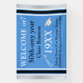 Middelbare school reünie banners, volledig , spandoek (Verticaal)