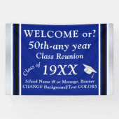 Middelbare school reünie banners, volledig , spandoek (Horizontaal)
