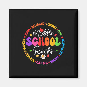 Middelbare school rockt terug naar school voor de  magneet