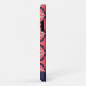 Middelcentraal modern Geometrisch Blauw Rood, gepe Case-Mate iPhone Case (Achterkant/rechts)