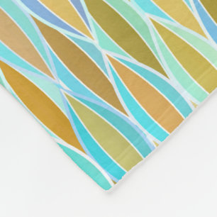 Middelcentrifugeren afdrukken - blauwe en neutrale fleece deken