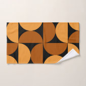 Middelcentury Modern Burnt Clay en Mocha Bad Handdoek (Handdoek)