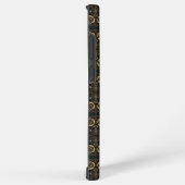 Middeleeuwen middeleeuws goud en zwart samsung galaxy hoesje (Rechterkant)