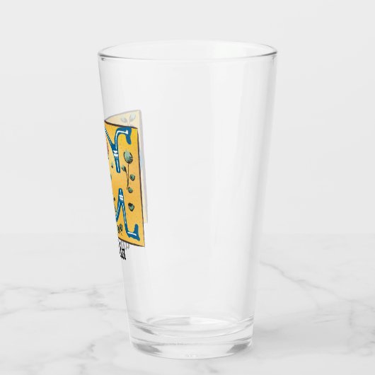 Middeleeuwen, verlicht, letter C Monogram Glas (Links)