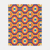 Middeleeuws: abstract geometrisch. fleece deken (Voorkant)