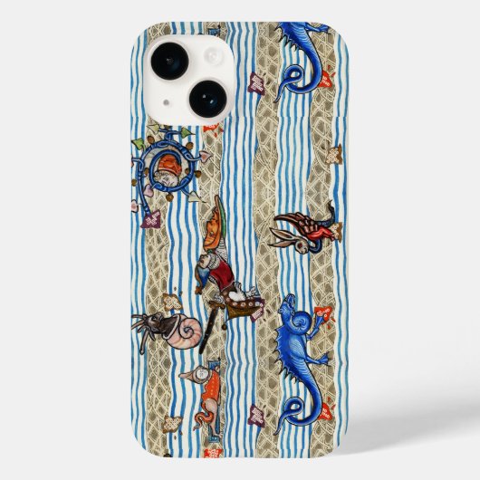 MIDDELEEUWS BESTIARIUM, ZEE MONSTERS FANTASIEDIERE Case-Mate iPhone CASE (Achterkant)