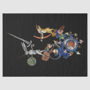 MIDDELEEUWS BESTIARY, Killer Konijnen met Zwaard Z Tissuepapier