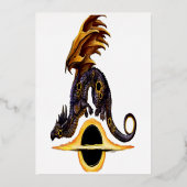 middeleeuws folie uitnodiging (Achterkant)