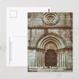 Middeleeuws gotisch portaal in Santiago de Antas Briefkaart