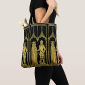 Middeleeuws Graf Messing Rubbing Knight, Dame en K Draagtas (Dichtbij)