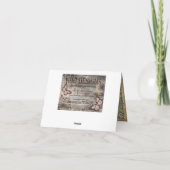 Middeleeuws Handschrift Goth Bedankt (Achterkant)