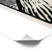 middeleeuws houtsnip perfect poster (Hoek)