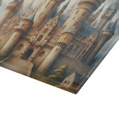 Middeleeuws kasteel bij zonsondergang met sfeervol snijplank (Hoek)