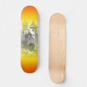 Middeleeuws Kasteel Skateboard (Voorkant)