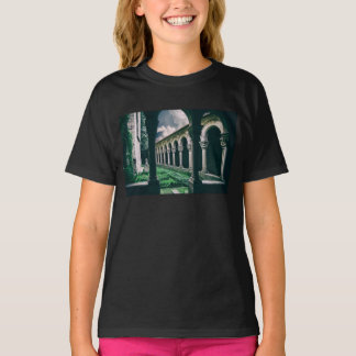 Middeleeuws klooster t-shirt