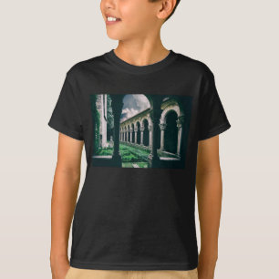 Middeleeuws klooster t-shirt