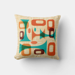 Middeleeuws modern grafisch googie-Sierkussen Kussen