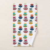 Middeleeuws modern helder minimalisme bad handdoek (Handdoek)