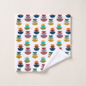 Middeleeuws modern helder minimalisme bad handdoek (Wasdoekje)