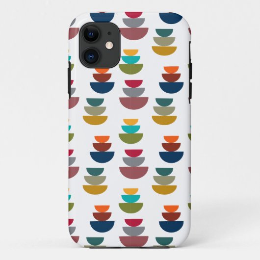 Middeleeuws modern helder minimalisme Case-Mate iPhone case (Achterkant)
