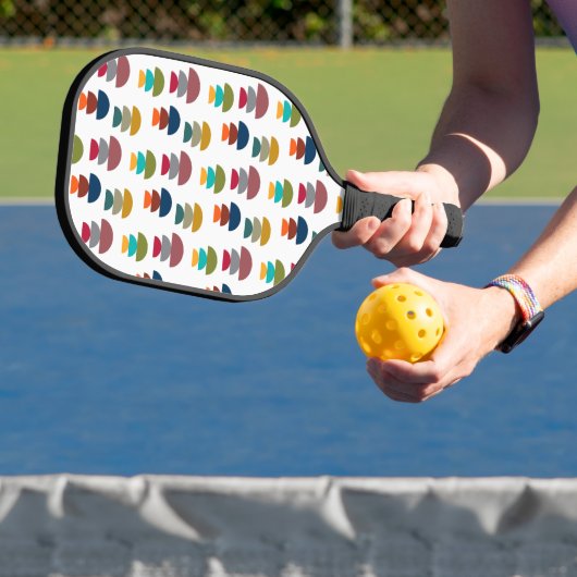 Middeleeuws modern helder minimalisme pickleball paddle (Insitu)