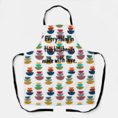 Middeleeuws modern helder minimalisme schort (Voorkant)