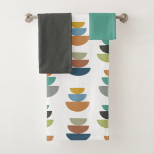 Middeleeuws modern minimalisme bad handdoek