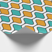 Middeleeuws modern retro atomisch inpakpapier (Hoek)